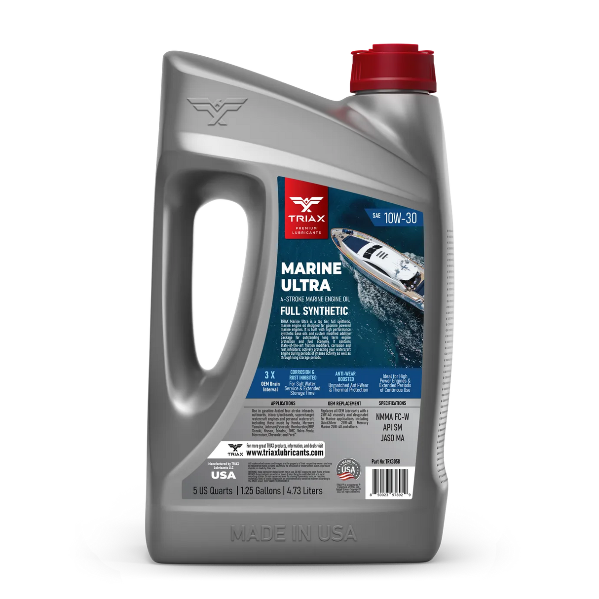 TRIAX MARINE ULTRA 10W-30 - Ulei Full Sintetic barci si ambarcatiuni marine in 4 Timpi