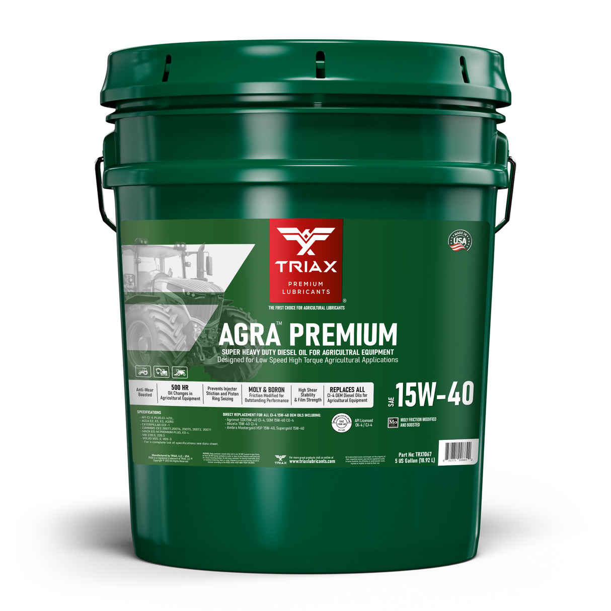 TRIAX AGRA Premium SHD 15W-40 CI-4 Plus