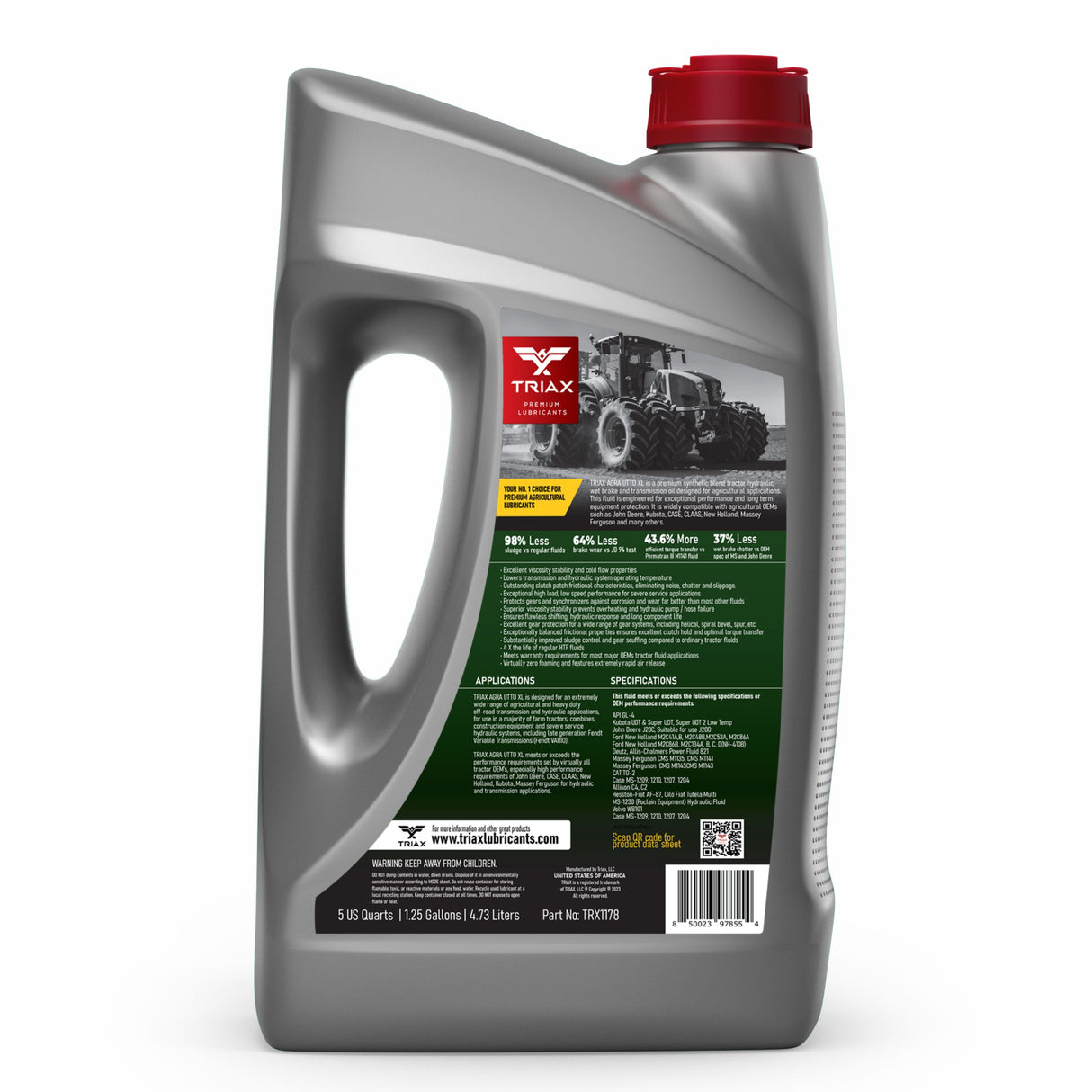 TRIAX Agra UTTO XL Ulei Hidraulic | Transmisie Semi Sintetic - Utilaje Agricole