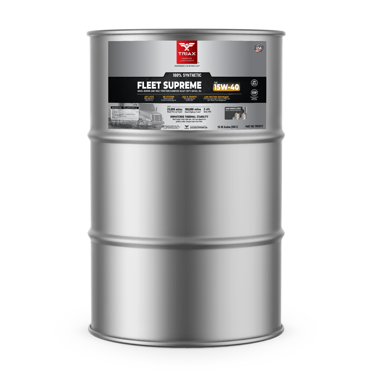 TRIAX Fleet Supreme ESP 15W-40 Full Synthetic (Euro 5) cu Molybden