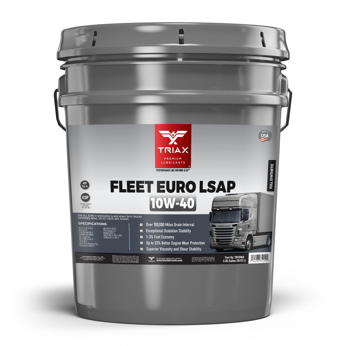 TRIAX Fleet Euro LSAP 10W-40 (Euro 6)