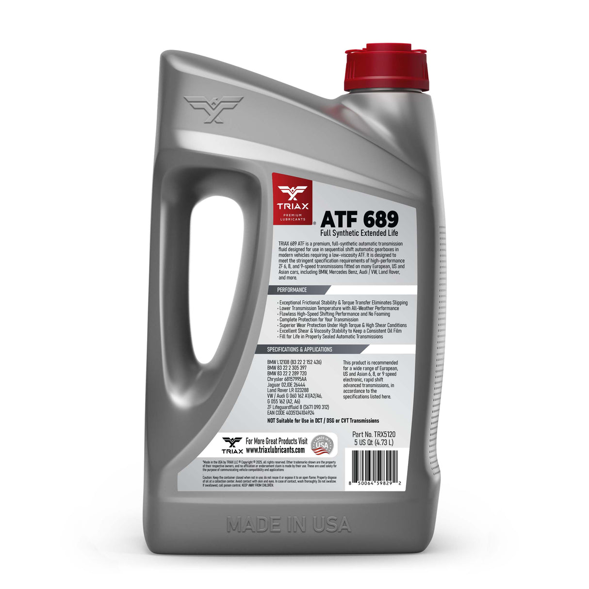 Triax ATF 689 Full Synthetic - Ulei Pentru Transmisii Automate in 6,8 sau 9 Trepte