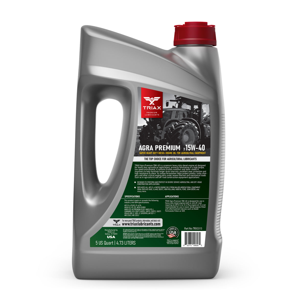 TRIAX AGRA Premium SHD 15W-40 CI-4 Plus