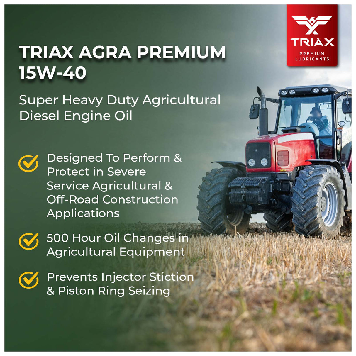 TRIAX AGRA Premium SHD 15W-40 CI-4 Plus