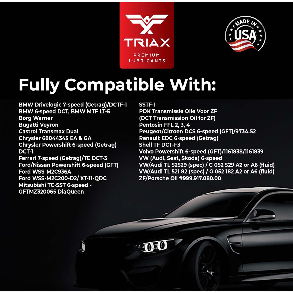 TRIAX DCT ATF Ulei Full Sintetic pentru cutii cu dublu ambreiaj