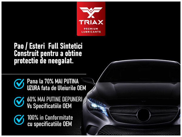 TRIAX Euro VX 5W-40 Full Synthetic DPF | BMW LL-04 | MB 229.51