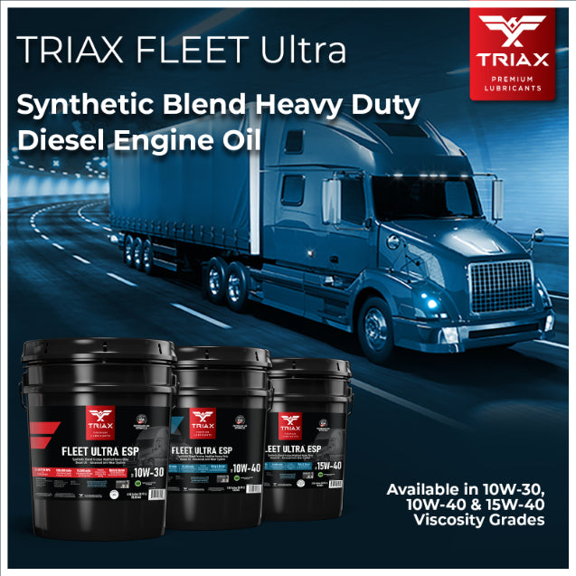 TRIAX Fleet Ultra ESP 15W-40 Synthetic Blend - CK-4 / VDS-4 Euro V