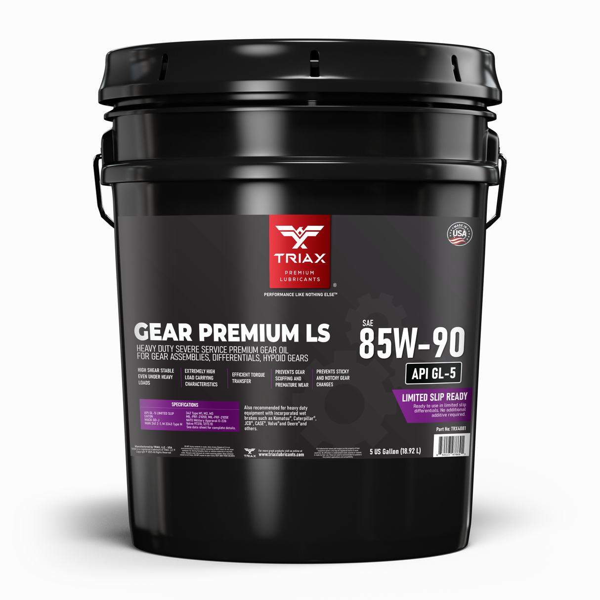 TRIAX HD Gear Premium 85W-90 GL-5 Limited Slip