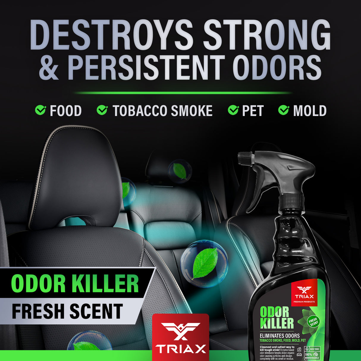 TRIAX Odor Killer - Solutie pentru Eliminarea Mirosurilor