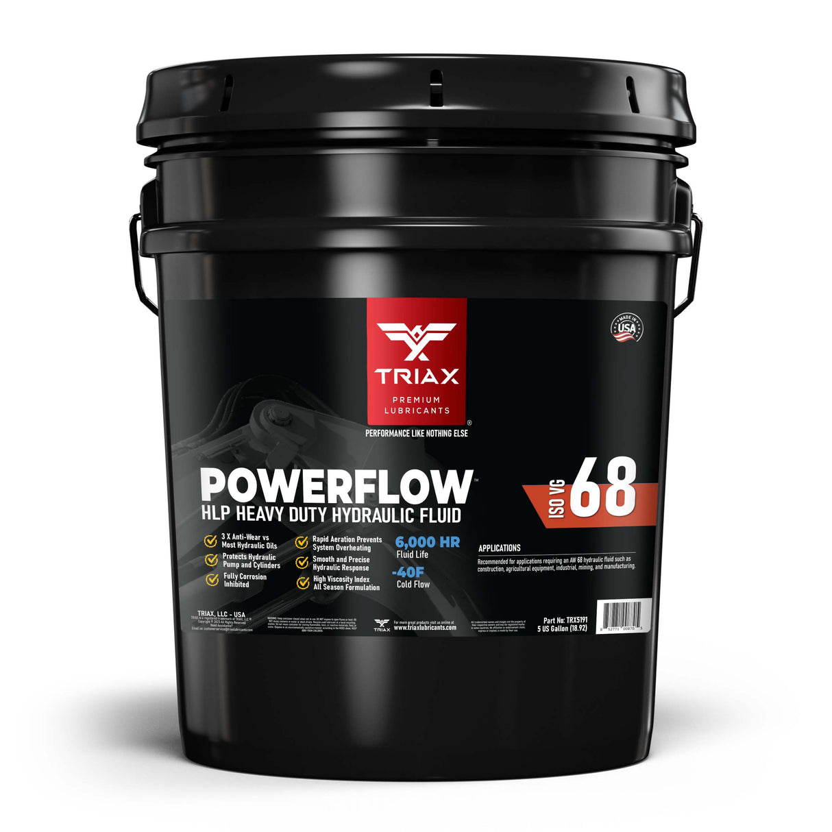 TRIAX Powerflow Hydraulic Fluid HLP 68
