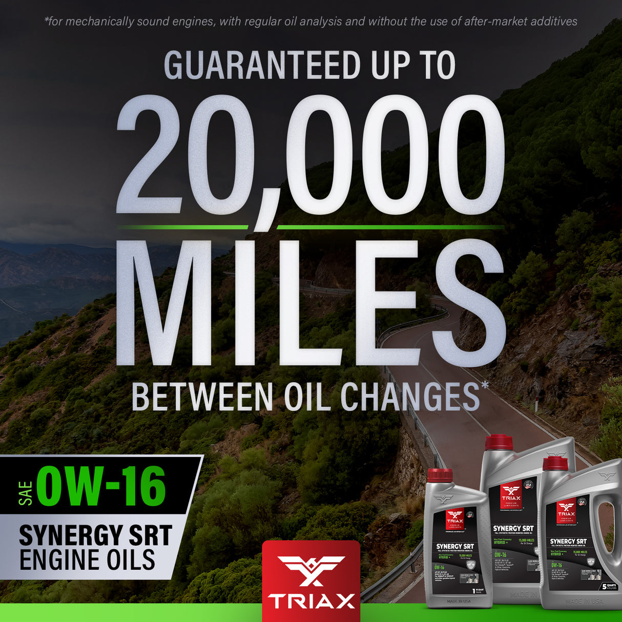 Triax Synergy SRT 0W-16 Full Synthetic