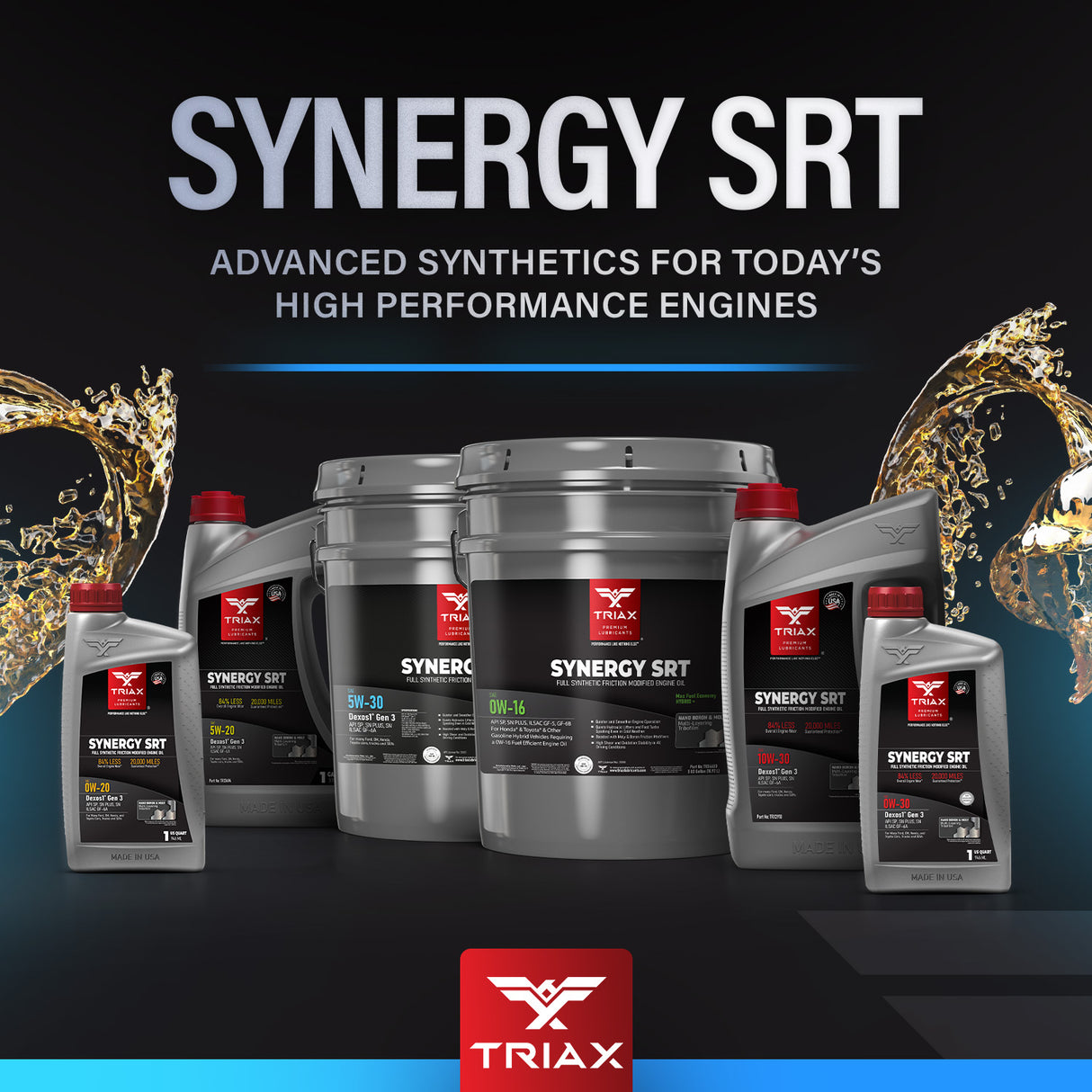 TRIAX Synergy SRT 5W-30 Full Synthetic DEXOS