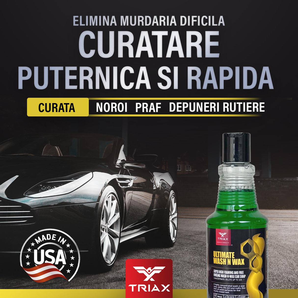 TRIAX Ultimate Wash n Wax - Spuma Auto Activa