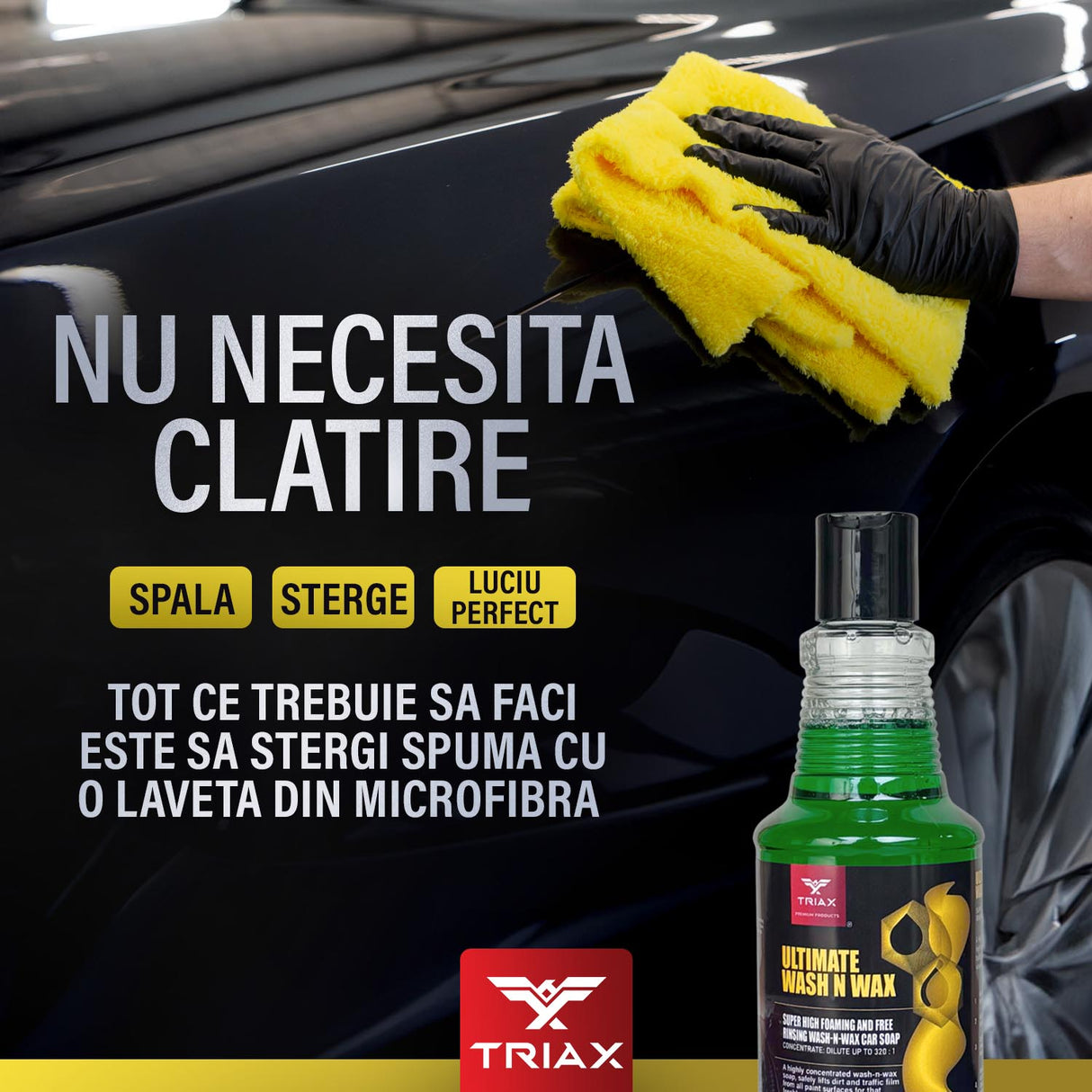 TRIAX Ultimate Wash n Wax - Spuma Auto Activa