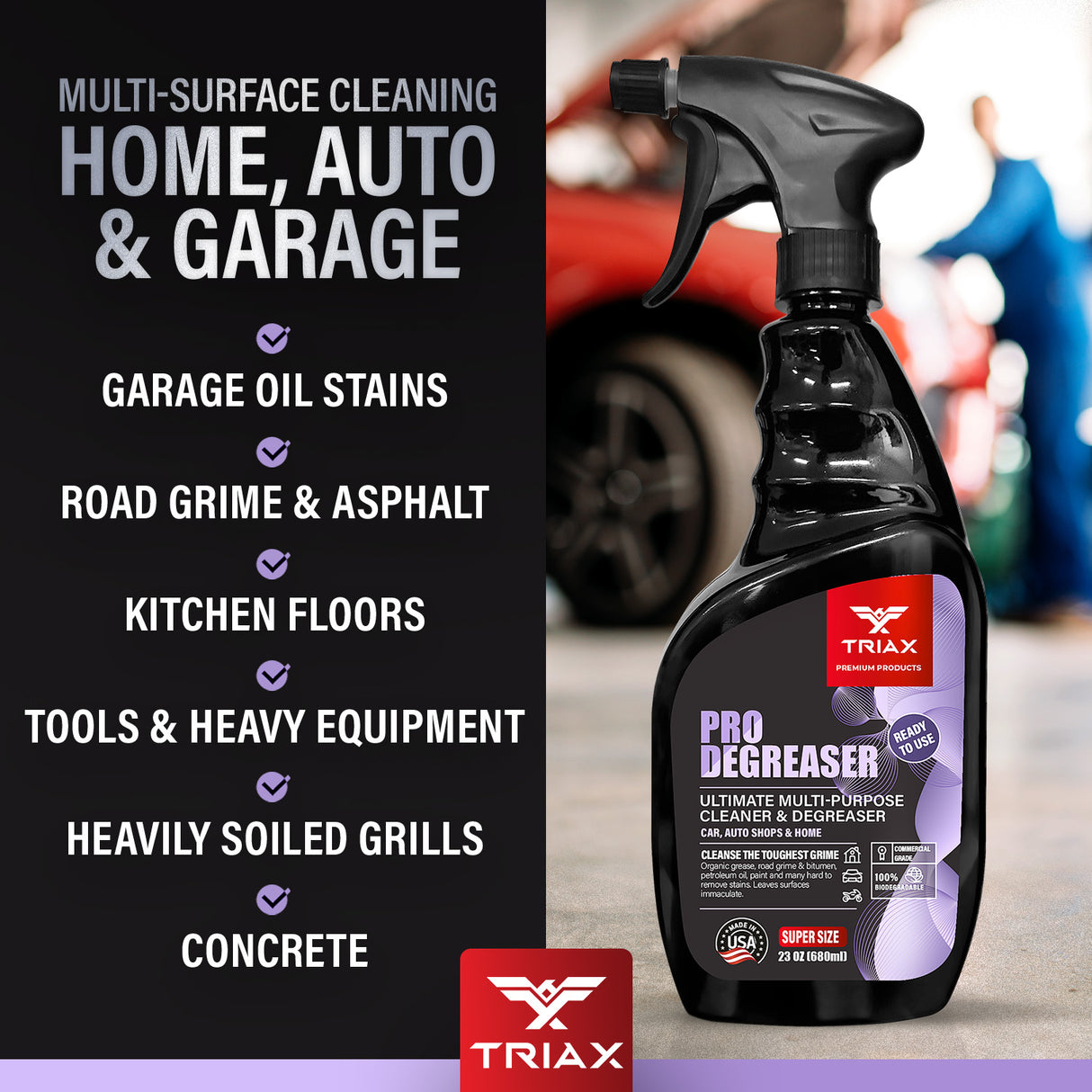 TRIAX Pro Degreaser - Solutie de Curatare si Degresare Universala