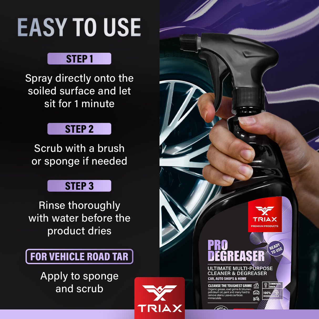 TRIAX Pro Degreaser - Solutie de Curatare si Degresare Universala