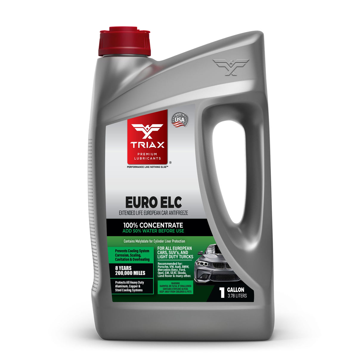 TRIAX Euro ELC 100% Concentrat - Antigel pentru Autoturisme