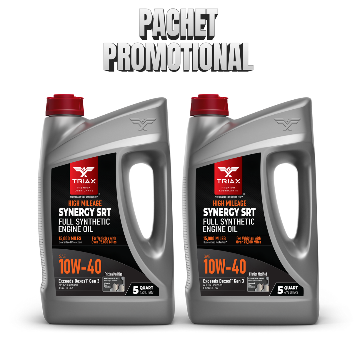 TRIAX Synergy SRT 10W-40 Full Synthetic High Mileage