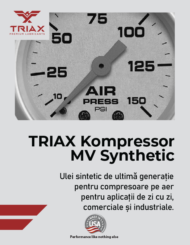 TRIAX Kompressor MV ISO 100 Full Sintetic Ulei compresor aer