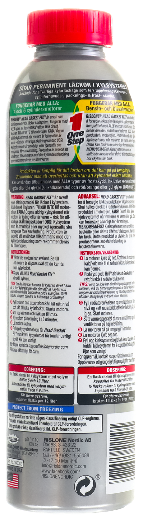 RISLONE - Reparatie Chiuloasa, Etansator Camasi, Bloc Motor