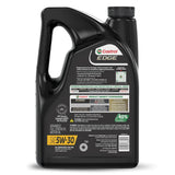 Eticheta Castrol EDGE 5W-30 cu informațiile produsului