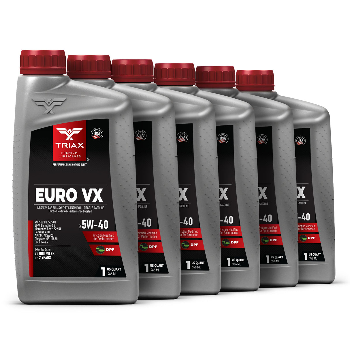 TRIAX Euro VX 5W-40 Full Synthetic DPF | BMW LL-04 | MB 229.51