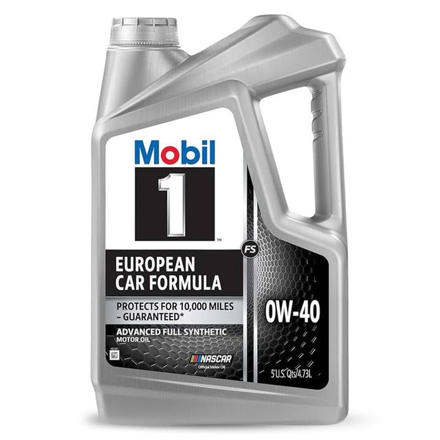 Bidon Mobil 1 FS European Car Formula 0W-40, 4,73 L, vedere frontală