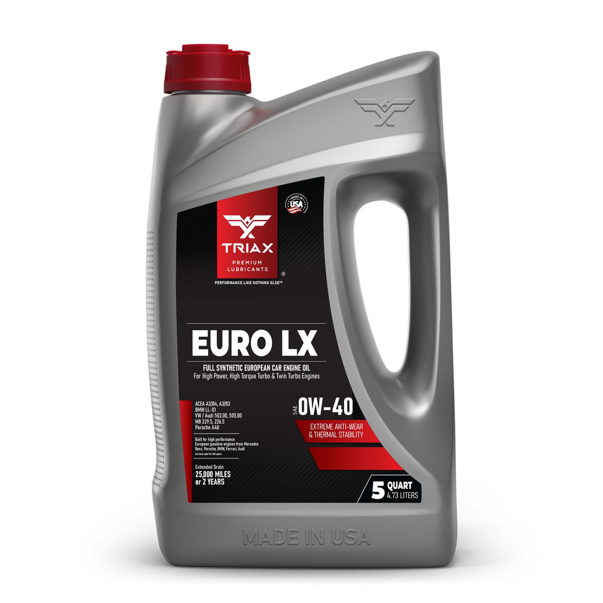 TRIAX Euro LX 0W-40 Full Synthetic/ Benzina | BMW LL-01 | MB 229.5