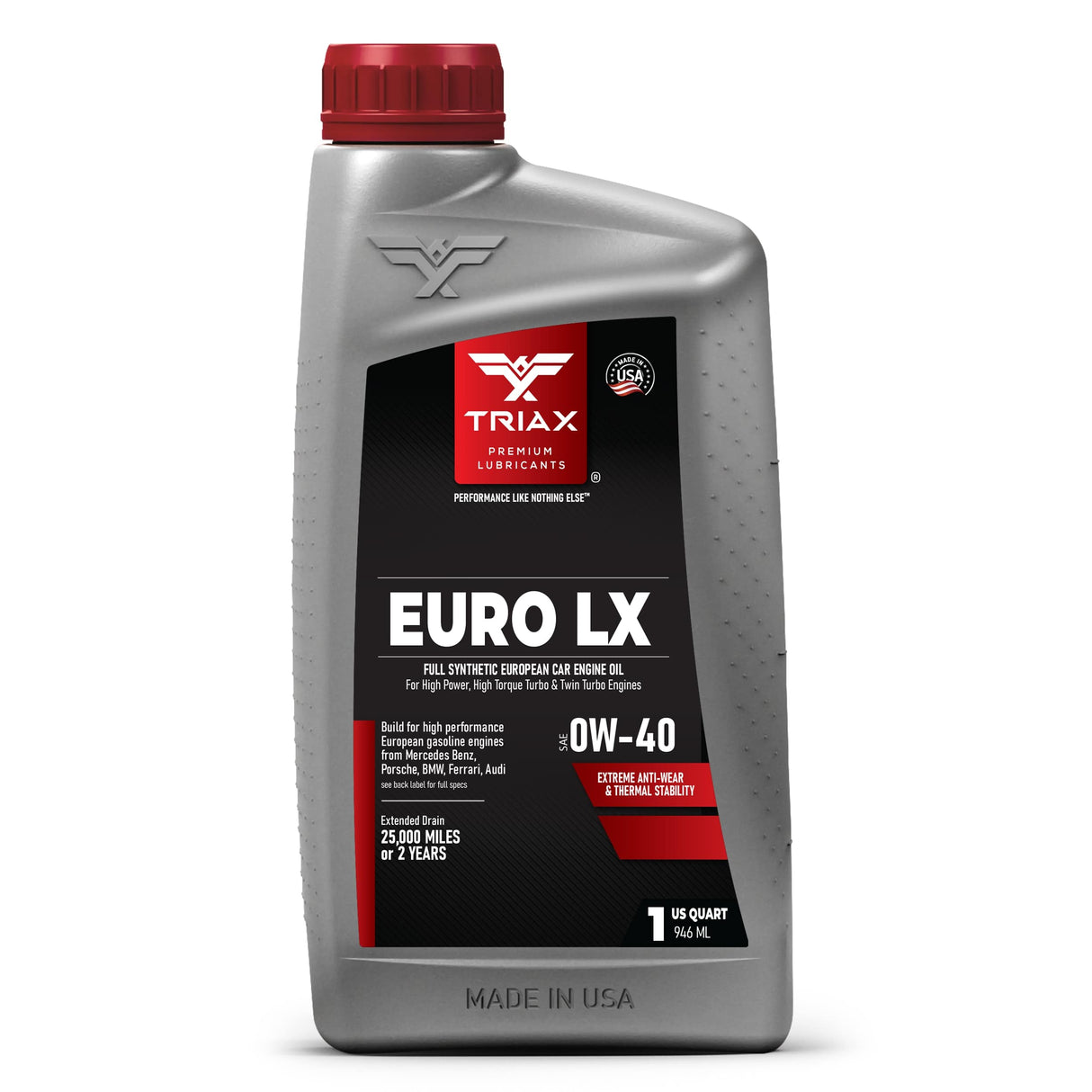 TRIAX Euro LX 0W-40 Full Synthetic/ Benzina | BMW LL-01 | MB 229.5