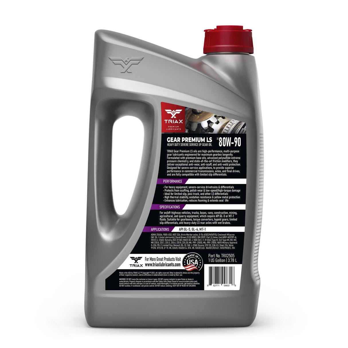 TRIAX HD Gear Premium 80W-90 GL-5 Limited Slip