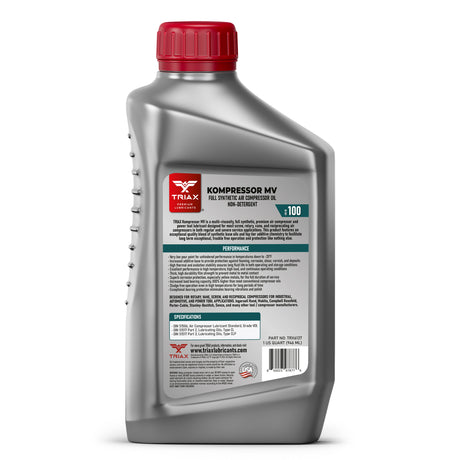TRIAX Kompressor MV ISO 100 Full Sintetic Ulei compresor aer