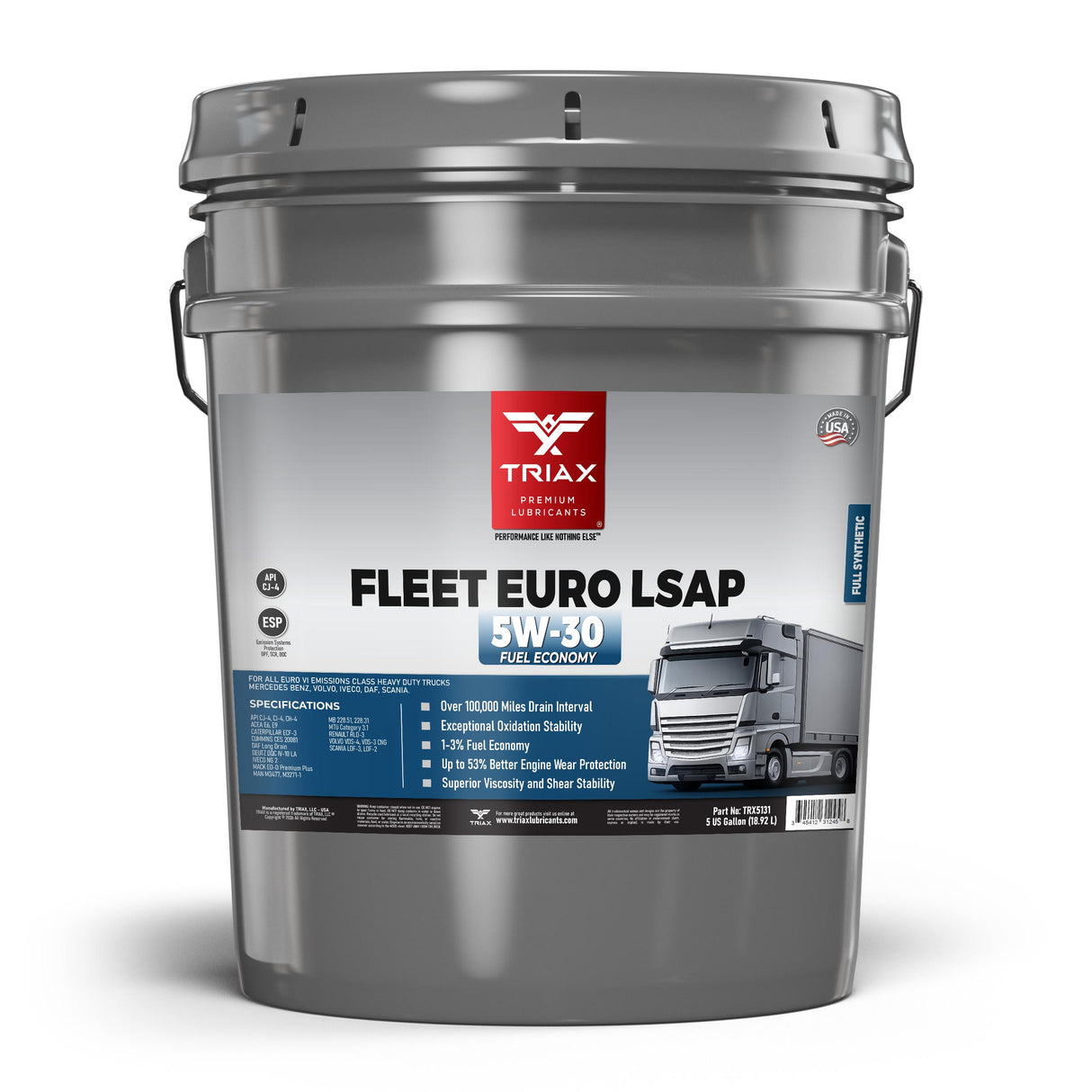 TRIAX Fleet Euro LSAP XL 5W-30 Euro 6