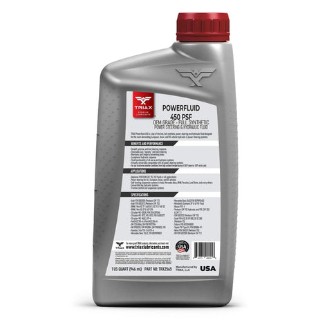 TRIAX Powerfluid 450 - Ulei de Servodirectie si sistem hidraulic CHF 11S, CHF 202 & CHF 7.1