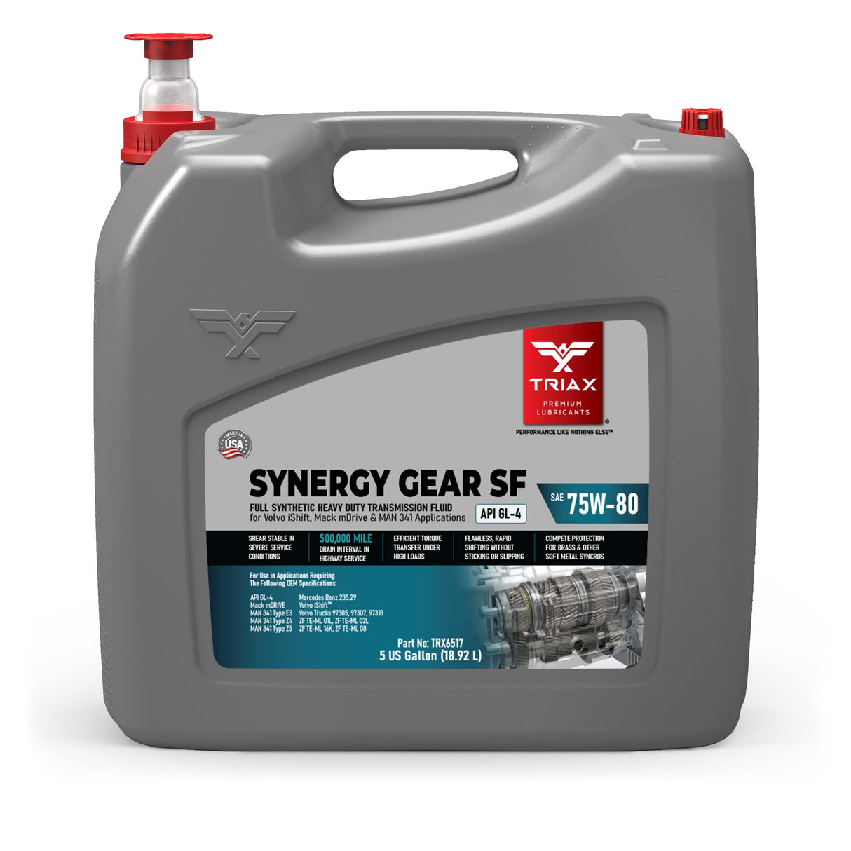 TRIAX Synergy Gear SF 75W-80 Full Sintetic - Ulei Cutie Manuala si Semi-Automate Camioane
