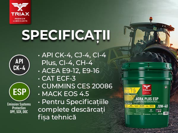 TRIAX AGRA PLUS ESP 10W-40 Semi-Sintetic