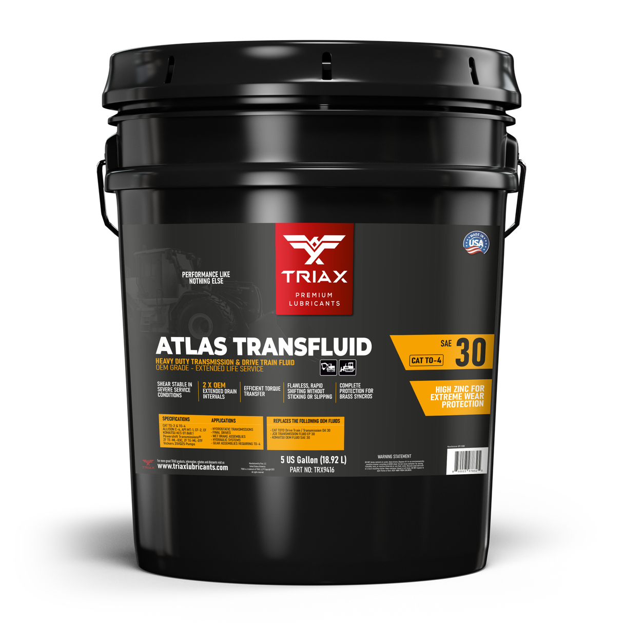 TRIAX Transfluid SAE 30 - Ulei transmisie utilaje TO-4 SAE 30 - 19 L