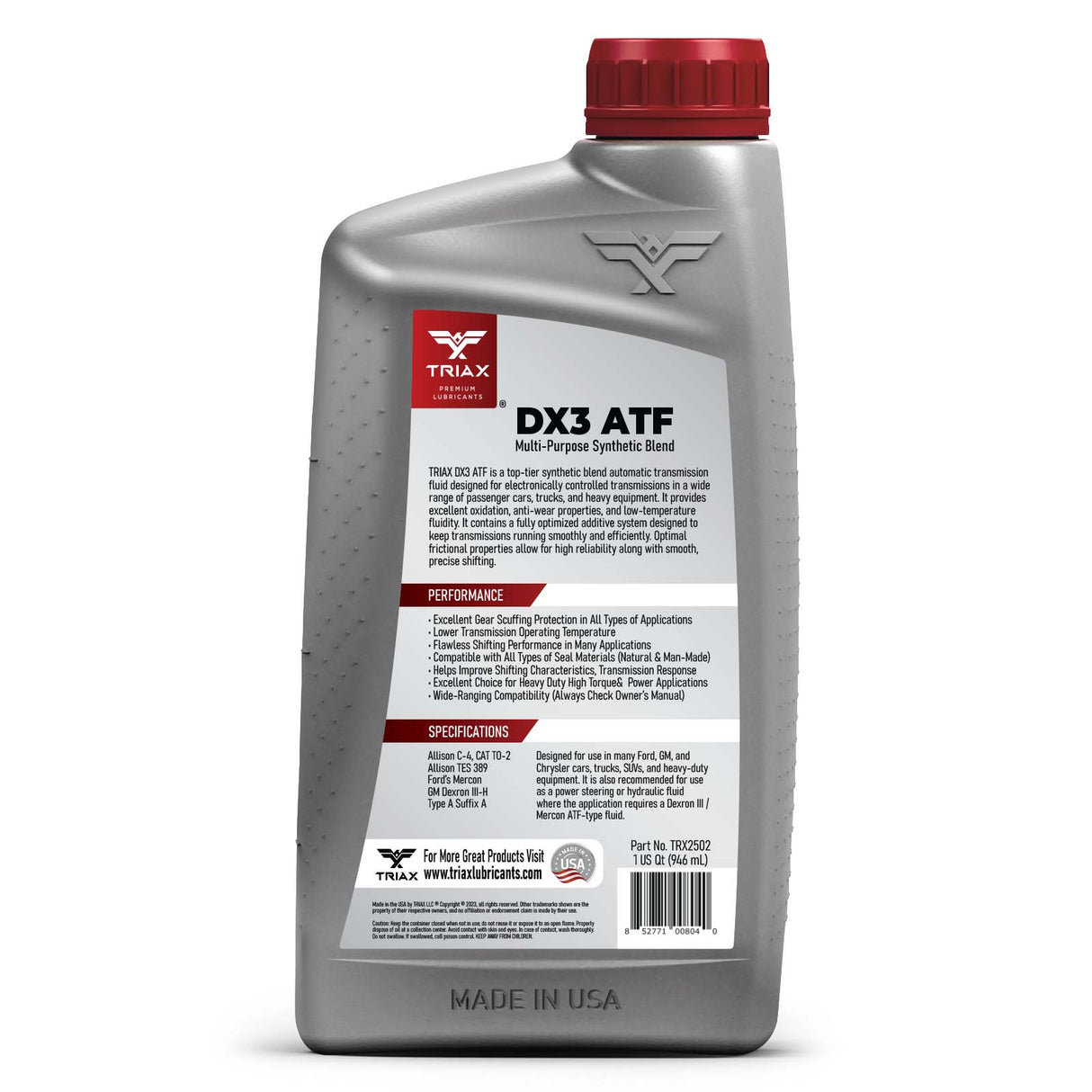 TRIAX ATF Multi-Functional Dexron III / Mercon