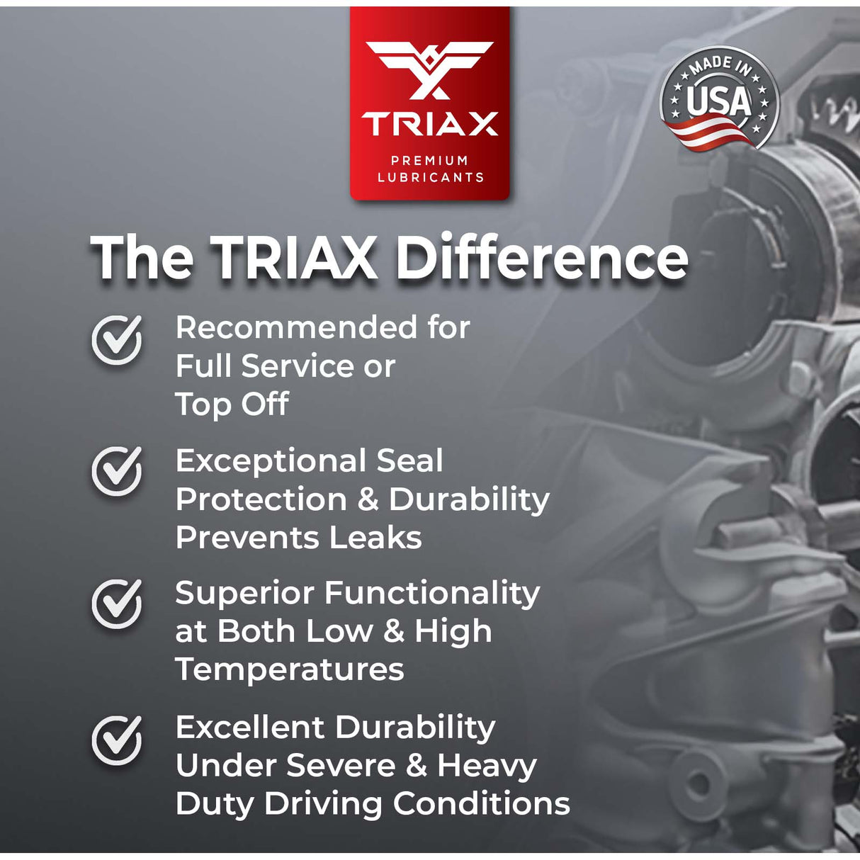 TRIAX DEX VI LV ATF - Full Synthetic