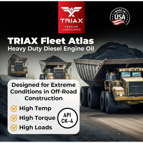 TRIAX Fleet Atlas 15W-40 - Utilaje JCB, CAT, Komatsu, Volvo