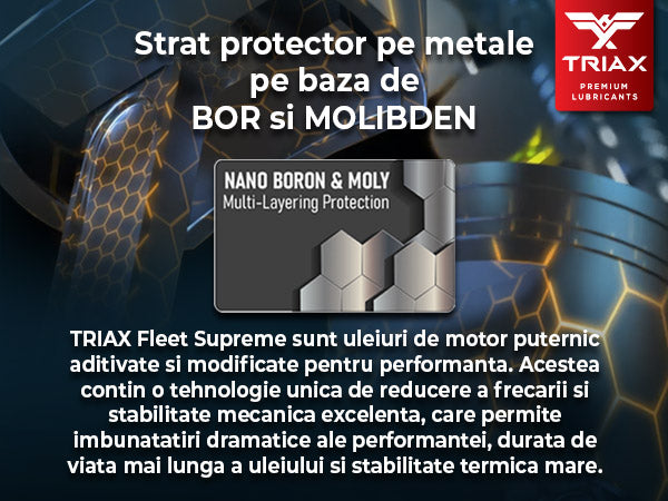 TRIAX Fleet Supreme 5W-40 Full Synthetic - Heavy Duty Diesel | API CK-4 | VOLVO VDS-4.5 | MB 229.51