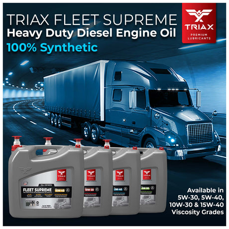 TRIAX FLEET SUPREME 5W-30 CK-4 Full Synthetic