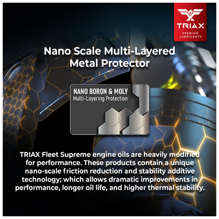 TRIAX FLEET SUPREME 5W-30 CK-4 Full Synthetic