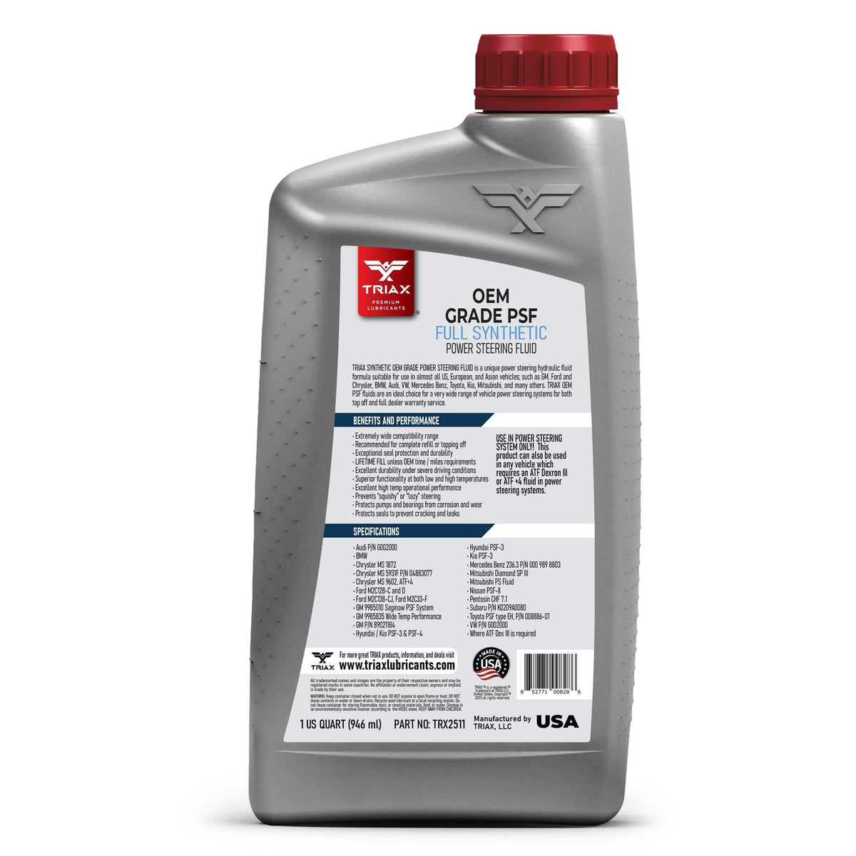 Ulei Servodirectie Full Sintetic TRIAX OEM SYNTHETIC Power Steering Fluid