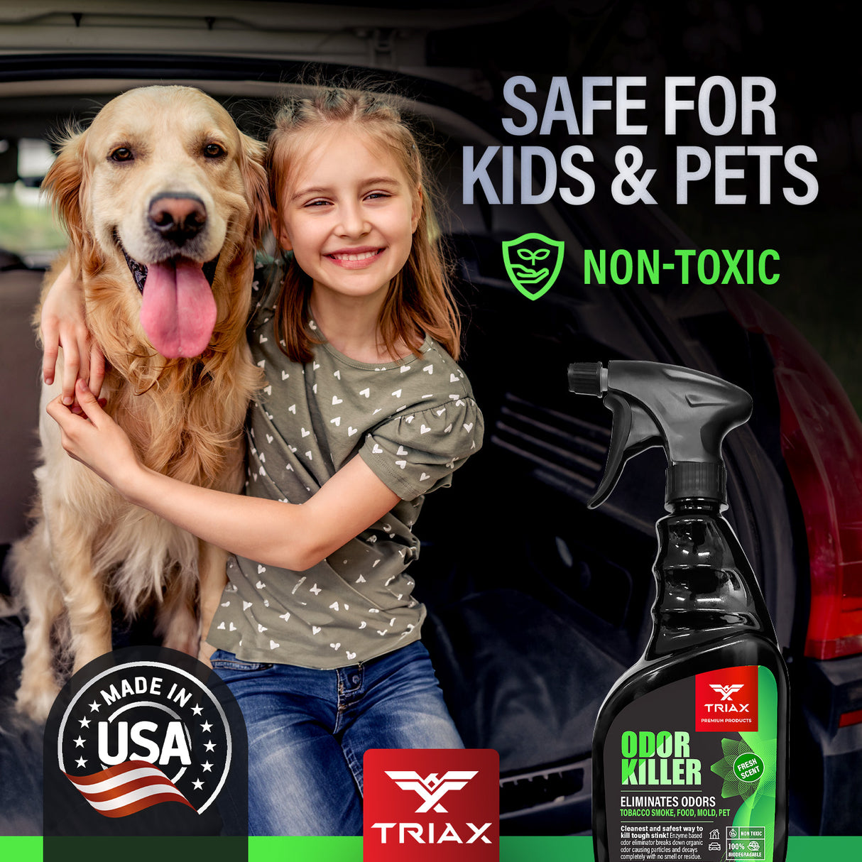TRIAX Odor Killer - Solutie pentru Eliminarea Mirosurilor