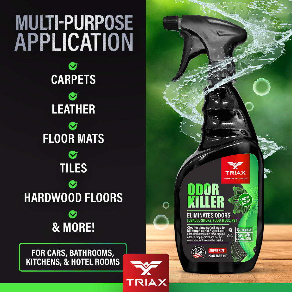 TRIAX Odor Killer - Solutie pentru Eliminarea Mirosurilor