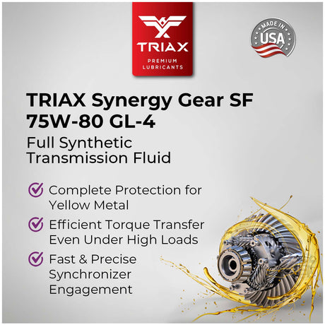 TRIAX Synergy Gear Max 75W-80 Full Sintetic
