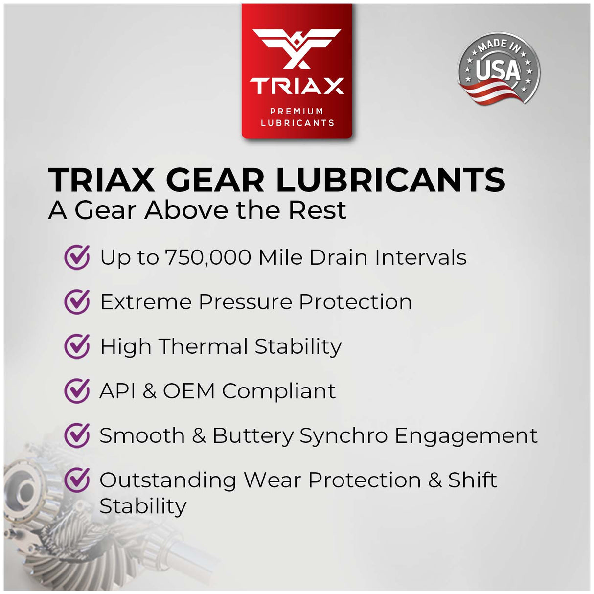 TRIAX Synergy Gear Max 75W-80 Full Sintetic