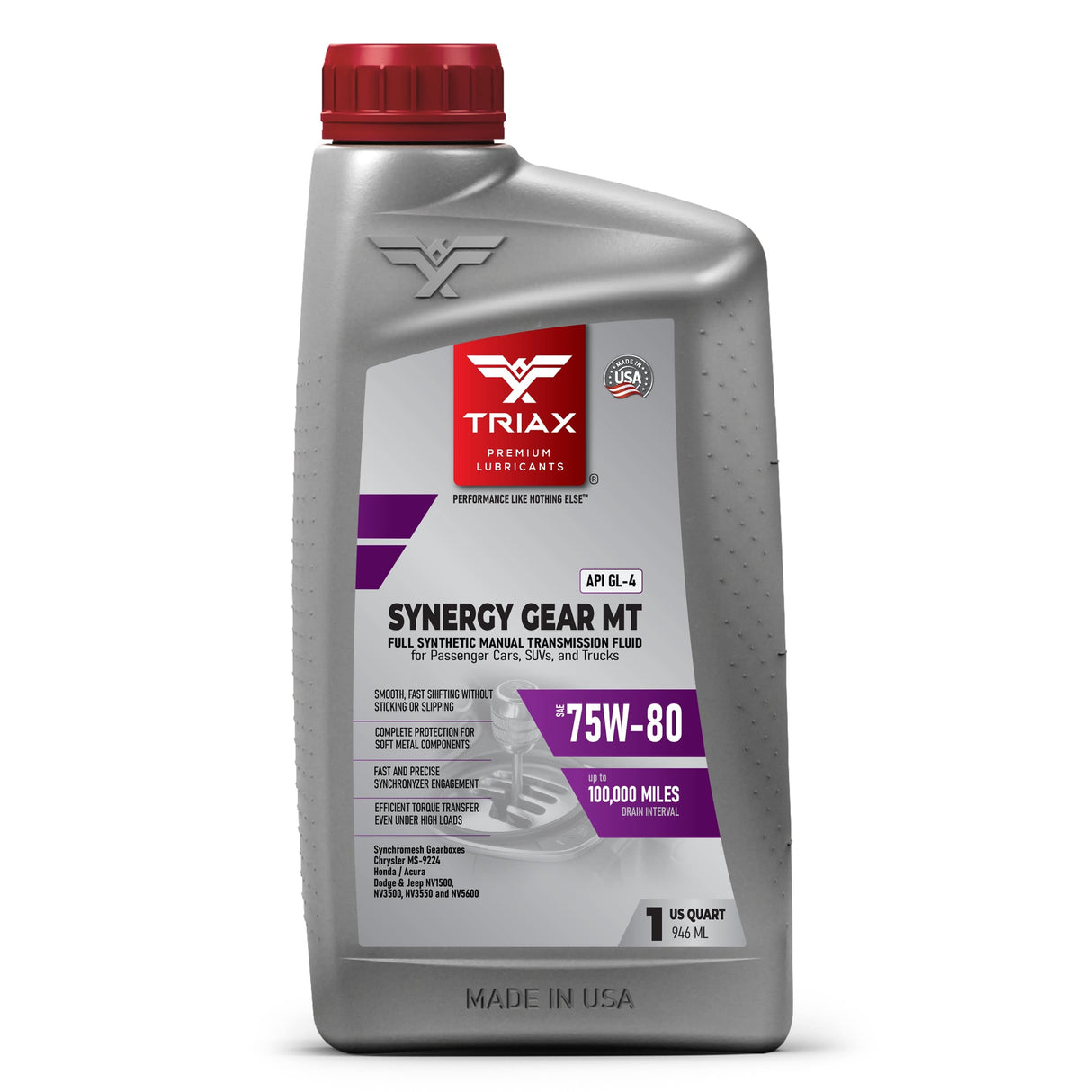 TRIAX  SYNERGY GEAR  MT 75W-80 GL-4