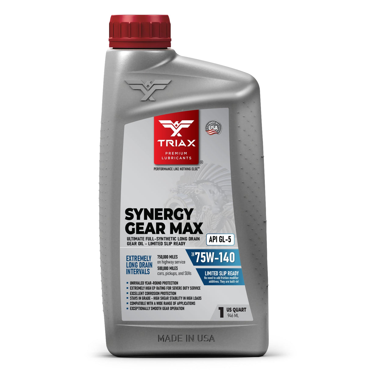 TRIAX Synergy Gear Max 75W-140 GL-5 LS (Full Synthetic)