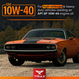 TRIAX Synergy SRT 10W-40 Full Synthetic High Mileage